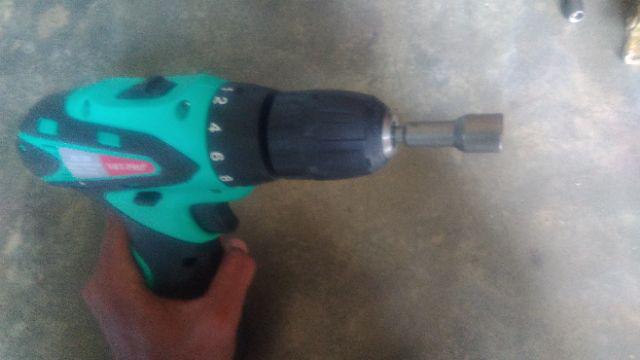 Magnetic Nut Setter Mata Bor Roofing Seng Baja Sok Bor M 8 M8x65mm