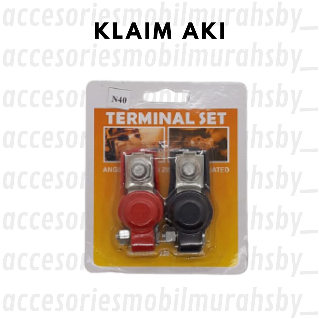 Kepala Aki Klem Aki Terminal Accu Mobil N40 / N70