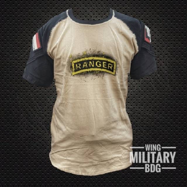 Kaos tactical pendek free pacth