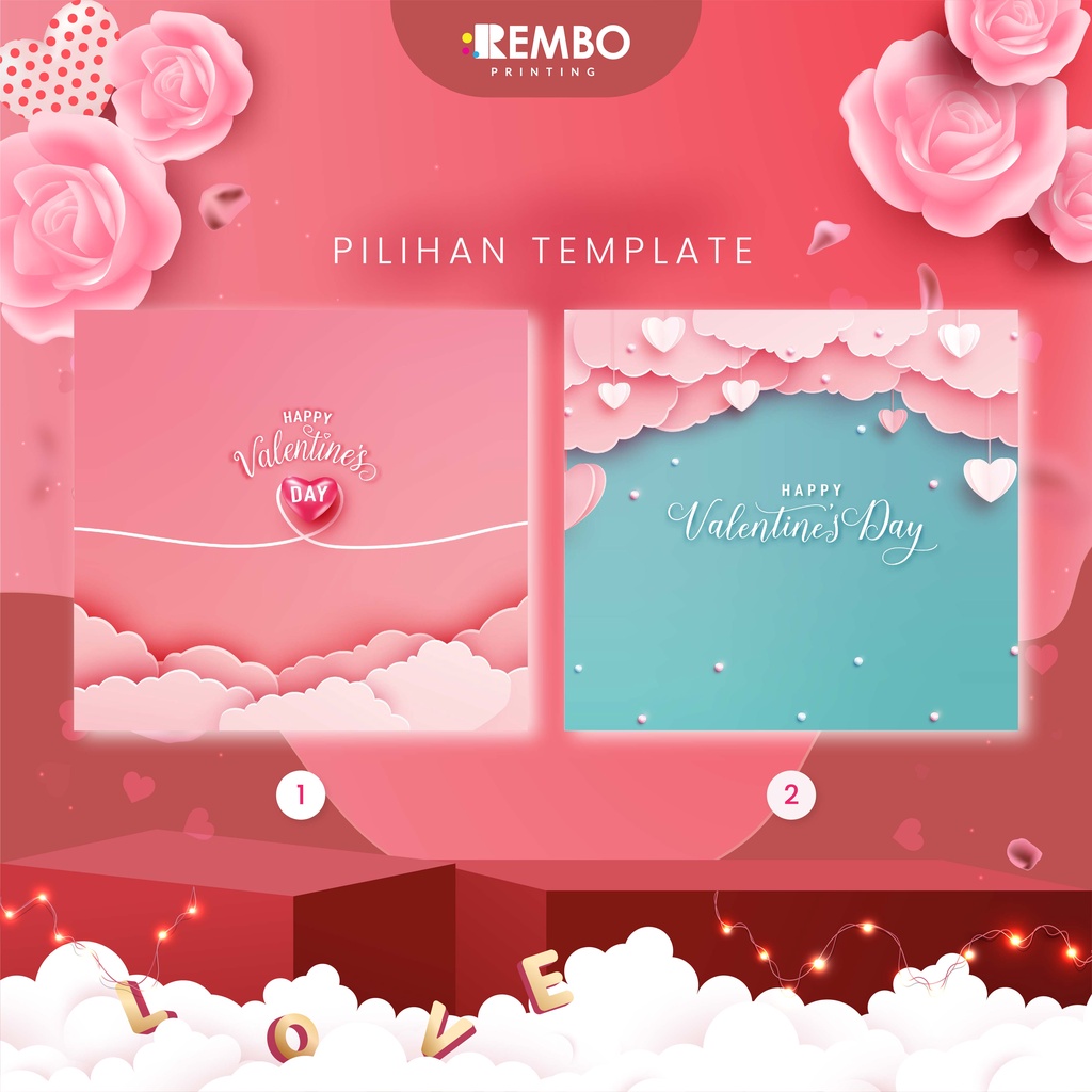 TUMBLER VALENTINE - TUMBLER UV FULL PRINT SPESIAL Edisi Valentine Custom Termos Valentine Souvenir Gift Hadiah Wedding Couple Thermos Unik Murah Lucu