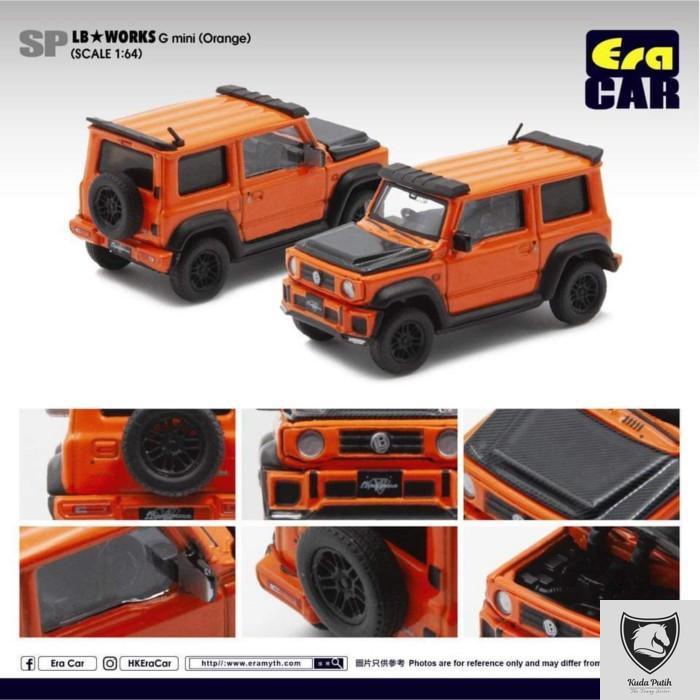 Era Car 1/64 Lbworks Suzuki Jimny G Mini Orange By Eastern