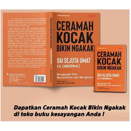 JUAL BUKU K.H ZAINUDDIN MZ " CERAMAH KOCAK BIKIN NGAKAK"