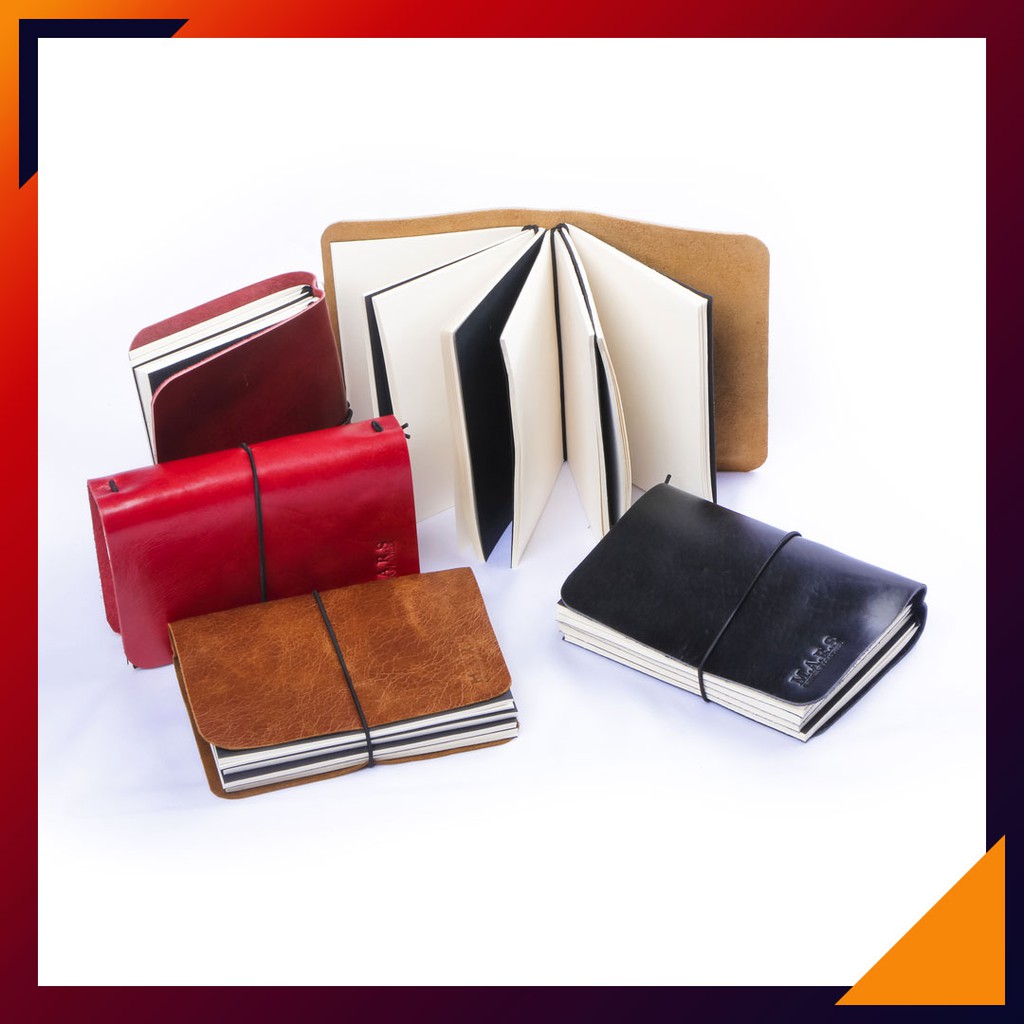 

Buku Agenda Jurnal Catatan Planner Binder Kulit A6