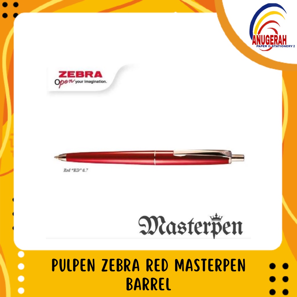 

PULPEN ZEBRA RED MASTERPEN BARREL (PCS)