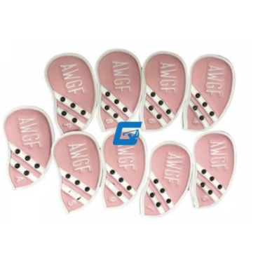 Golf Sarung Club Iron Stick Wanita Pink Isi 9 Pcs - Ladies Head Cover
