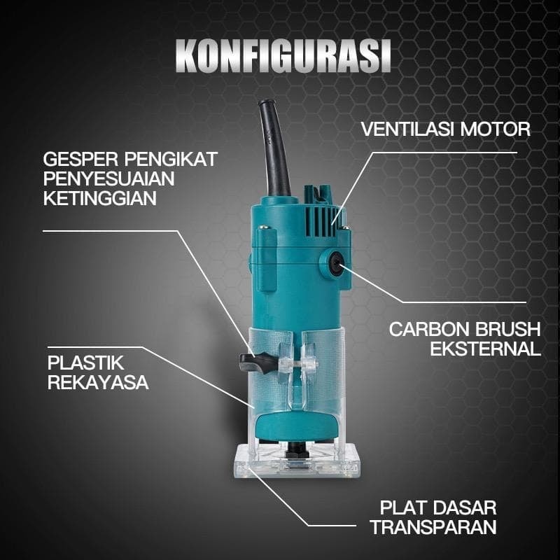 Mesin trimmer router profil kayu mailtank sh 134 promo