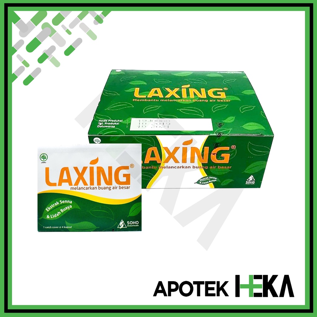 Laxing Box isi 25x4 Tablet - Melancarkan BAB (SEMARANG)