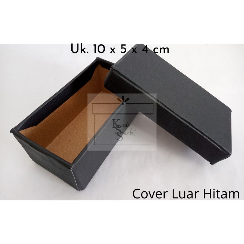 

GROSIR Hardbox Uk 10 x 5 x 4 cm Cover Luar Hitam | kotak kado | hampers | giftbox
