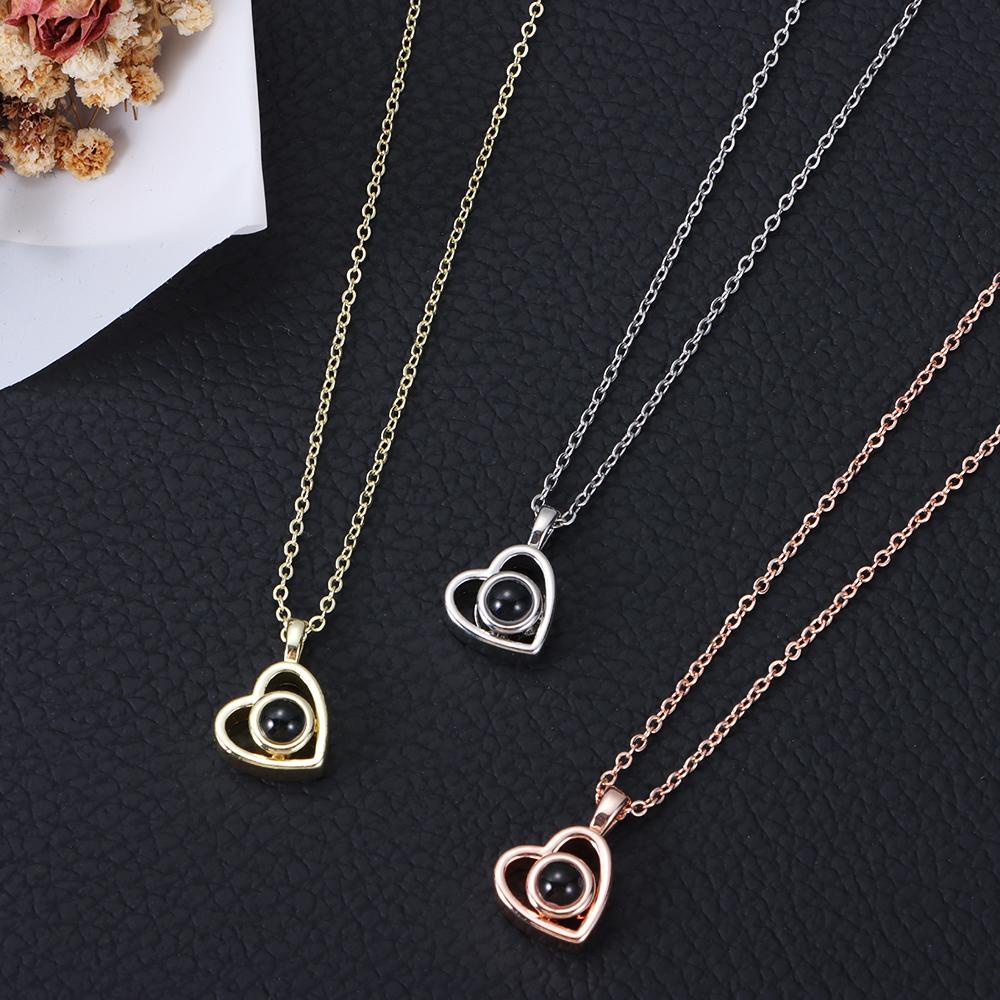 Preva Projection Necklace Gift Kalung Klavikula Hari Valentine Stainless Steel