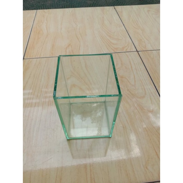 Soliter Aquarium Kecil Ikan Hias,Cupang.15x15x20.