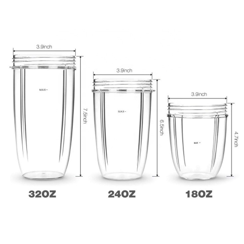 Botol Blender Pengganti 18 / 24 / 32oz Untuk NutriBullet 600W NutriBullet Pro 900