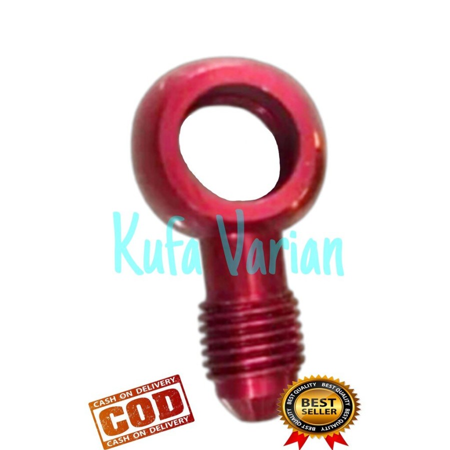 promo discount Baut Banjo Selang Rem Depan Baut Kaliper CNC Warna Cocok Untuk Morin Psi Crg Ktc Dkt Nissin Erles Banjo Bengkok 45 Derajat Universal Baut Sekrup Banjo Bengkok 45 Derajat Warna CNC Import Thailand