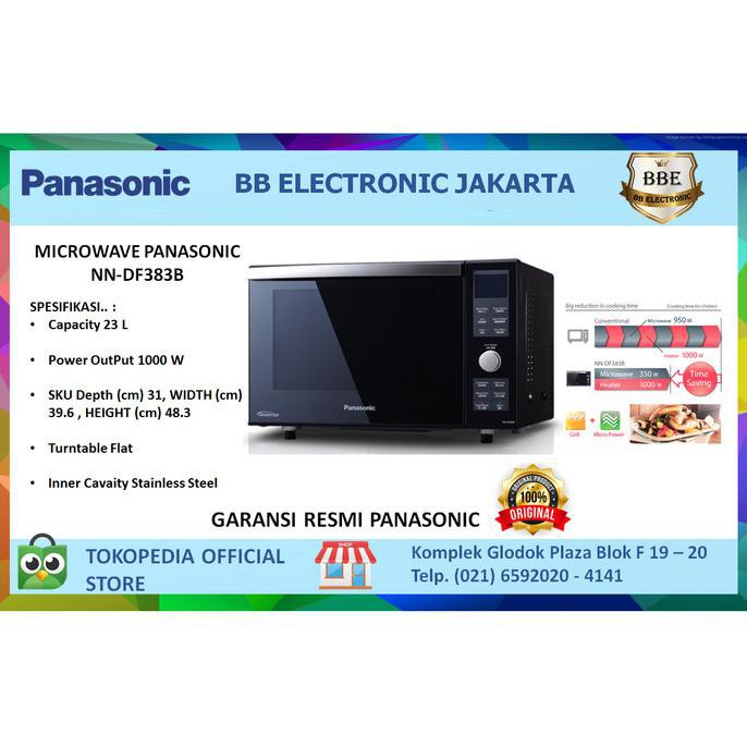 Panasonic Microwave Nn-Df383B Inverter