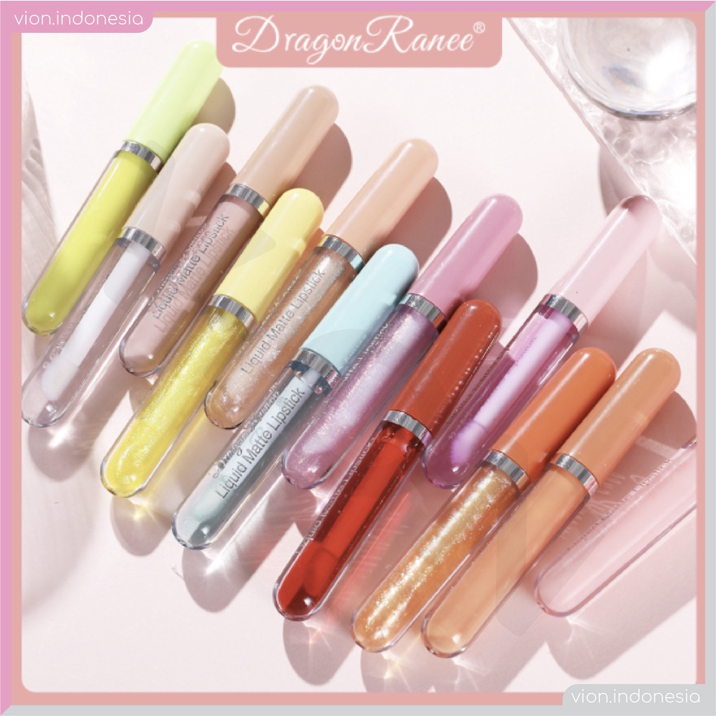 DRAGON RANEE Jelly Colorful  Lip Gloss Lip Oil Moisturizing Melembabkan Mencerahkan Bibir Original DR003