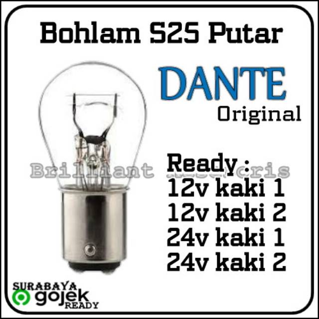 Bohlam Stop / Reting / Rem / Sein - S25 Putar Besar