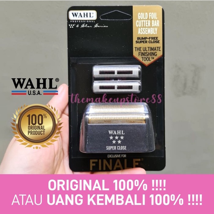 COD ORI wahl pisau cukur finale gold foil / shaver pencukur jenggot wahl