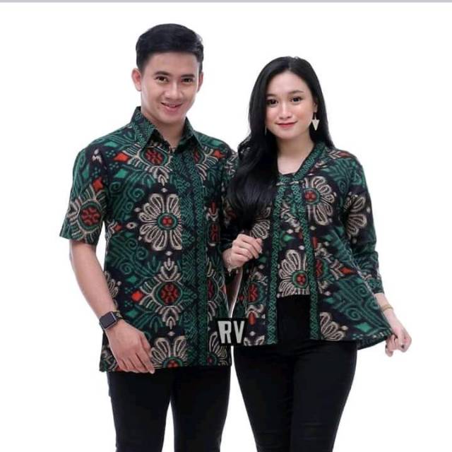 COUPLE BATIK BLUS BOLERO