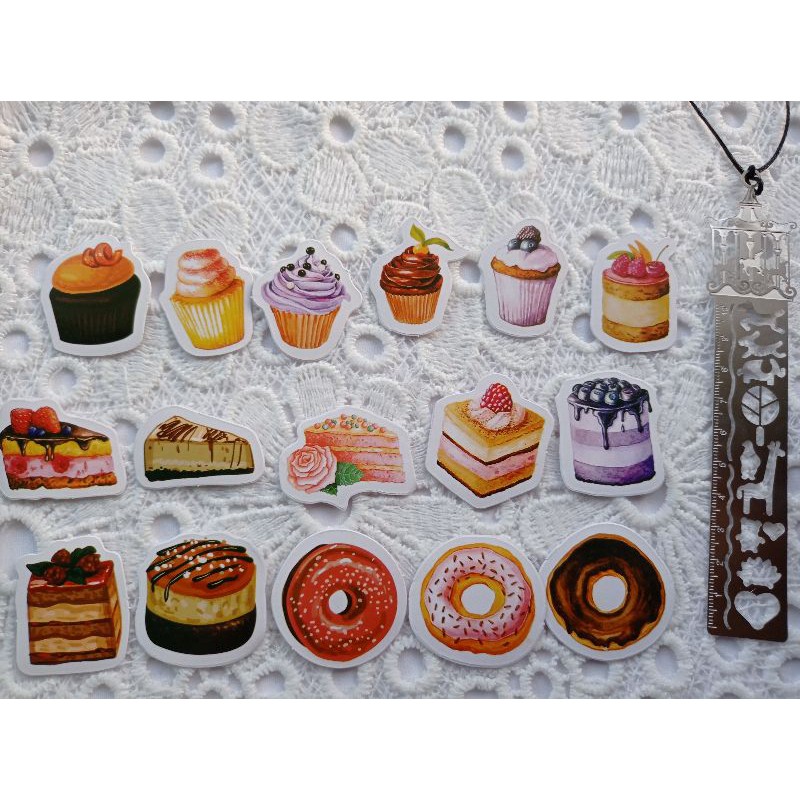 

Stiker Set CAKE untuk Journal / Scrapbook / Diary / DIY
