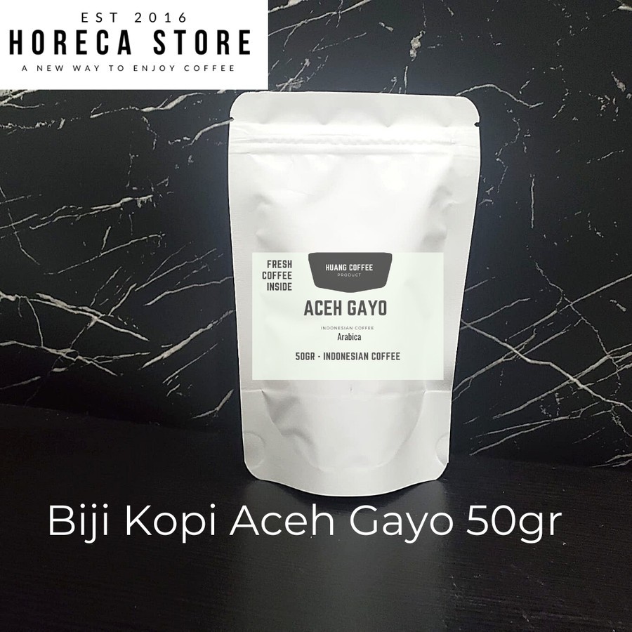 

BIJI KOPI ARABIKA ACEH GAYO 50GR MEDIUM ROAST FULL WASH