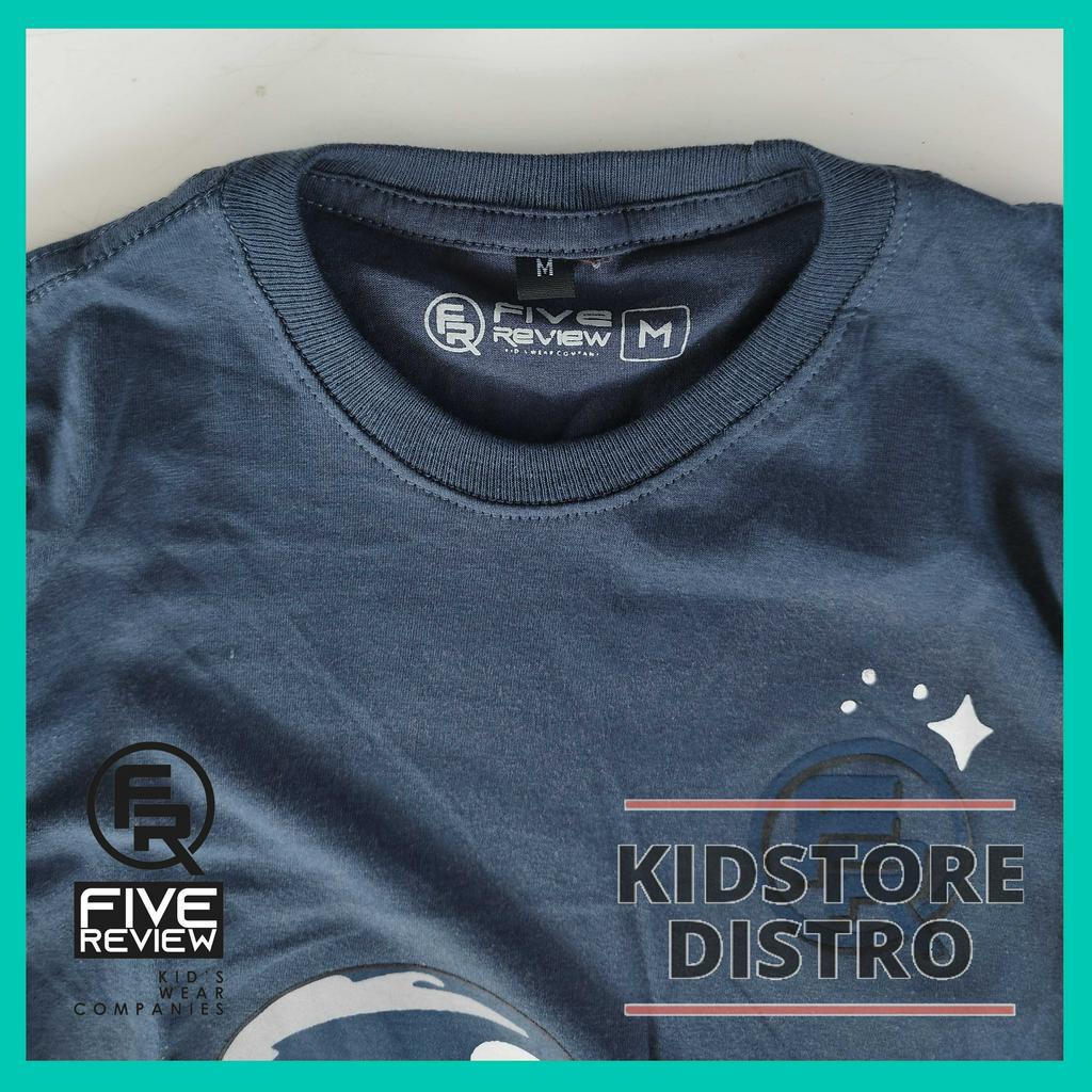 Baju Kaos Anak Distro Five Review Bahan Adem Katun Motif Astronot Lucu