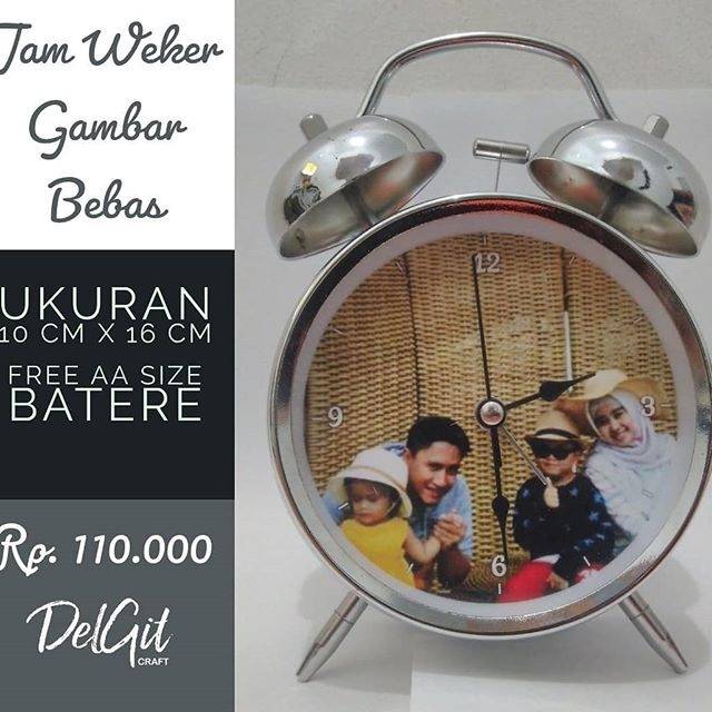 Jam Alarm/Weker Gambar Custom