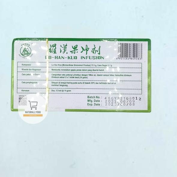 

[KODE PRODUK TLGRR6944] Luo Han Kuo / Lo Han Kuo Infusion Luohankuo Luohanguo Instant isi 12