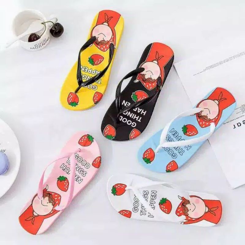 SANDAL JEPIT WANITA MOTIF MASHA