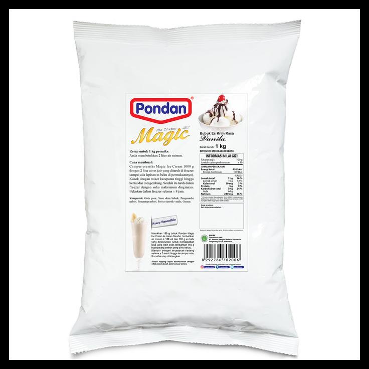 

TERBARUU!! Pondan Ice Cream Vanilla (bulky) TERBARU