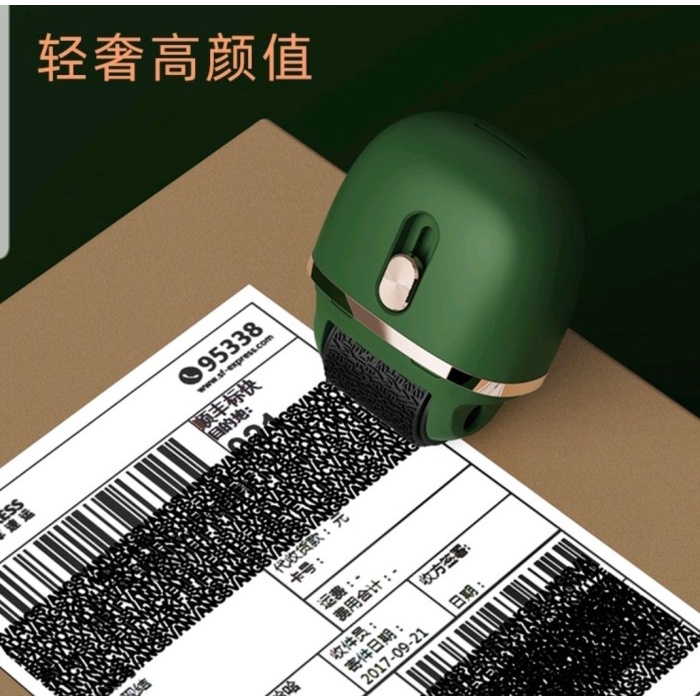 

Cantik Premium Stamp Roller Penghapus Alamat Resi Plus Cutter Mini Buka Paket Berkualitas