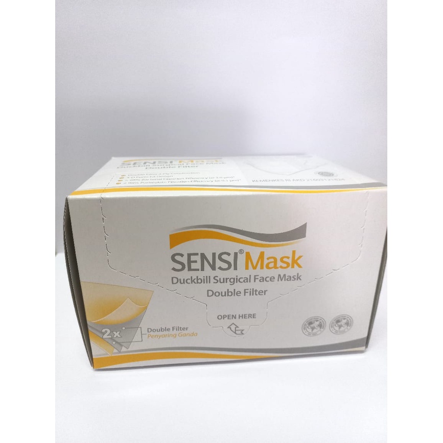 SENSI MASKER DUCKBILL 50 PCS