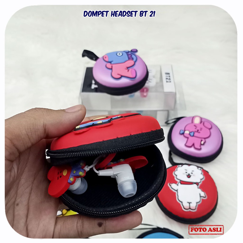 Dompet Headset / Dompet koin karakter