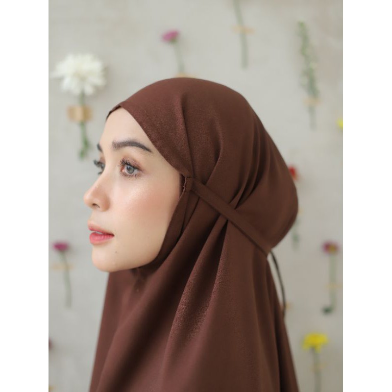 Ninestuff Hijab | Bergo Maryam Jumbo Wollycrepe