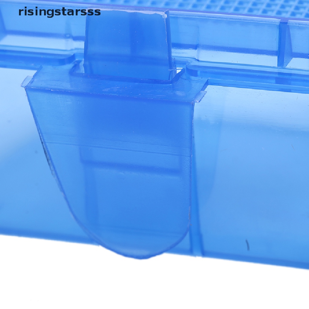 Rsid Span-new 1pc Wadah Aksesoris Penyimpanan Umpan Pancing Bahan Plastik Bernapas Warna random