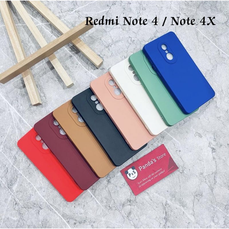 Softcase Pro Camera Redmi Note 4 / Note 4X Candy Case Full Color 3D Silikon TPU