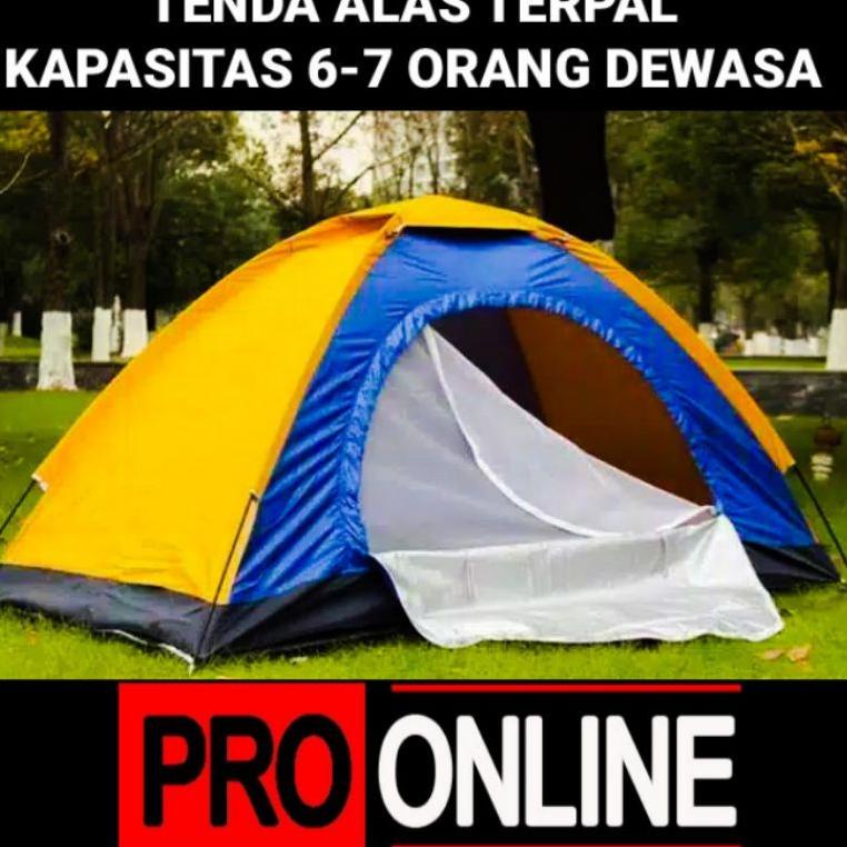 [KODE BARANG X0V] Tenda camping 4-5 person - tenda 6-7 orang kemping outdoor - tenda army - tenda al
