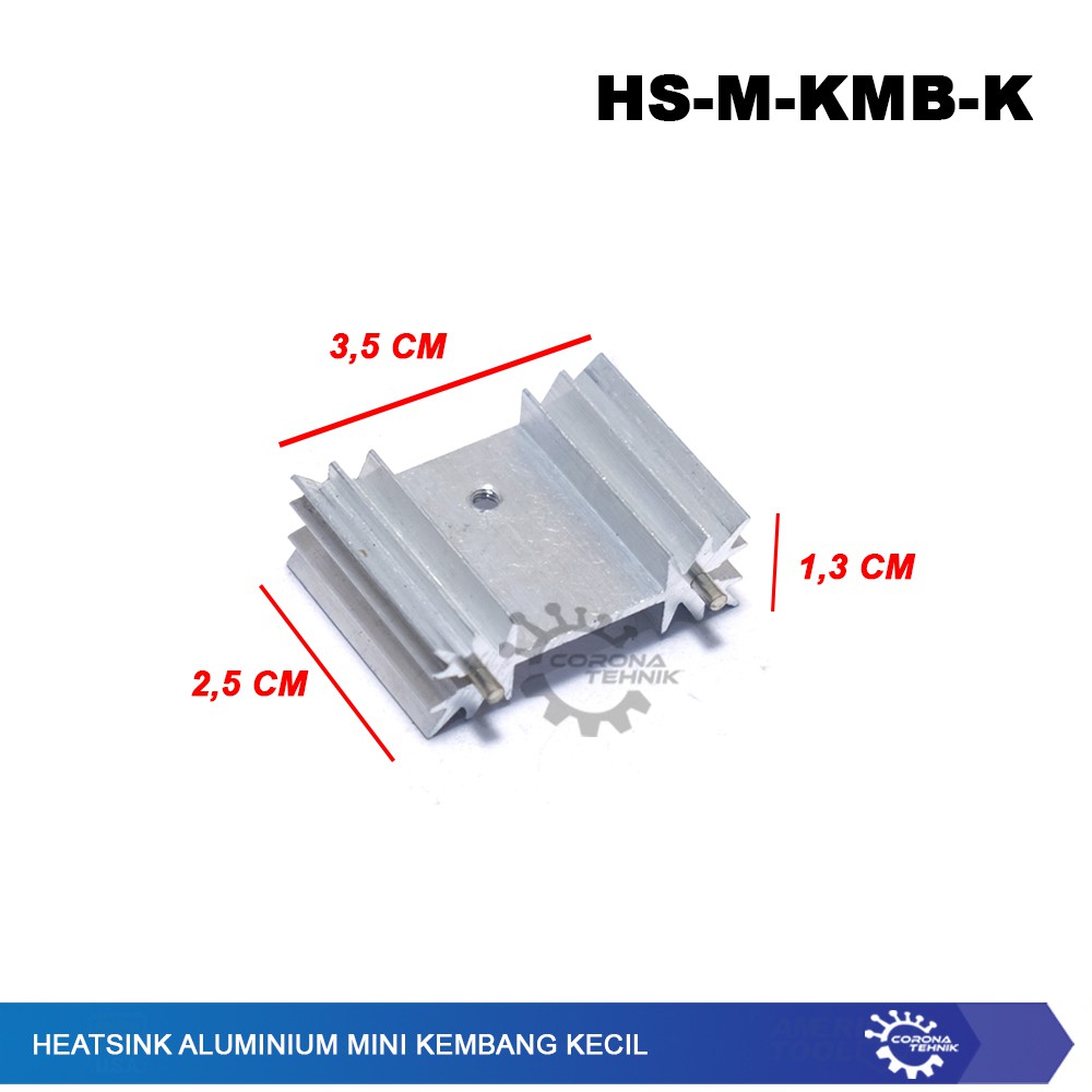 Heatsink Mini Kembang Kecil Alumunium