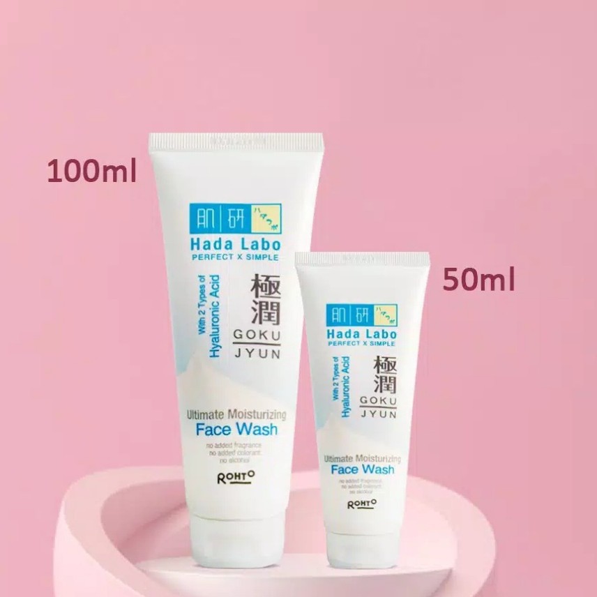 Hada Labo Gokujyun Face Wash (50gr/100gr)