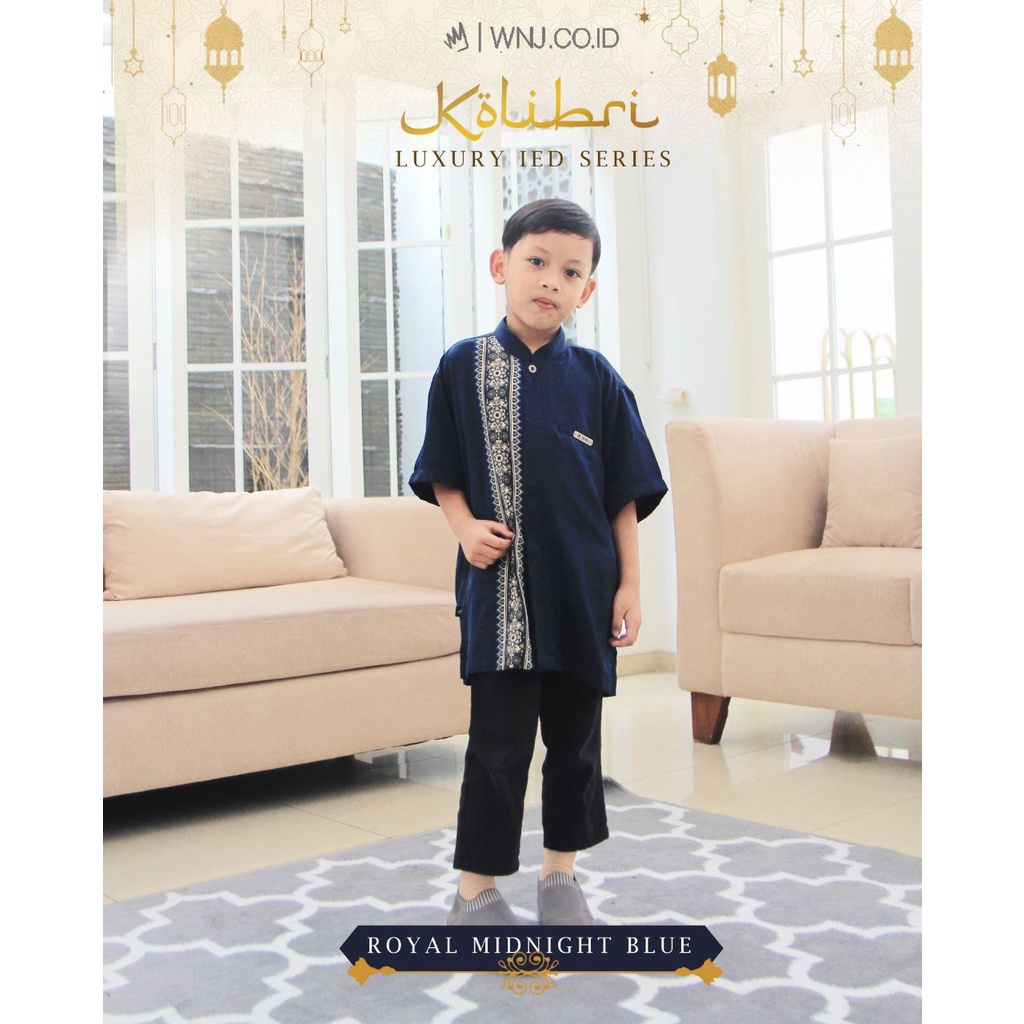 Koko Batik Anak TK SD Premium Armany Silk Kolibri Luxury by WNJ