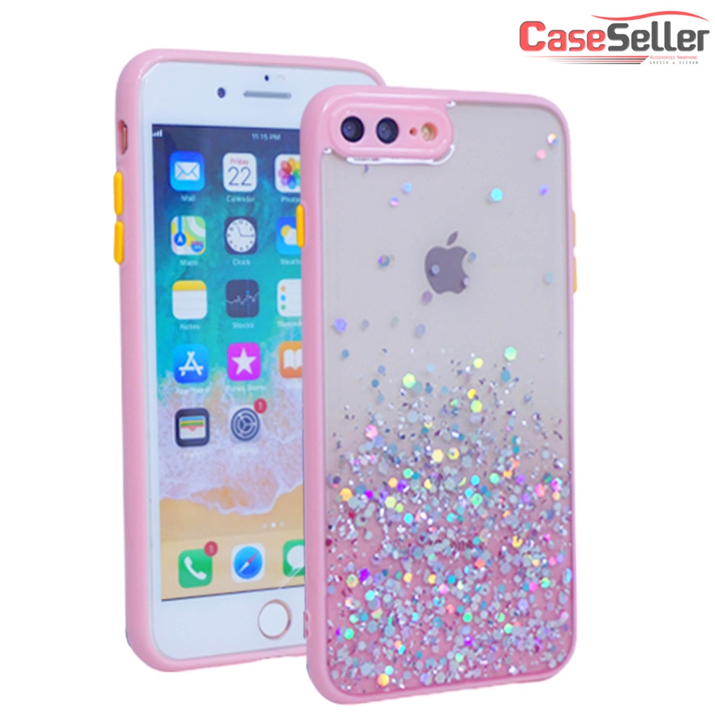Case Dove Candy Glitter Samsung S21 FE 5G | Samsung S20 FE  Samsung M62 Case Casing Soft Fuze Glitter Bumper Glitter Dove Candy Glitter