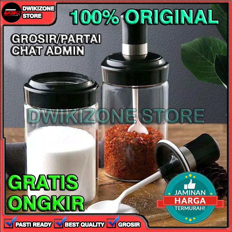 [GROSIR] BOTOL TEMPAT TOPLES BUMBU DAPUR KACA GARAM MINYAK KECAP SAOS