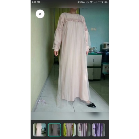 gamis tile bordir
