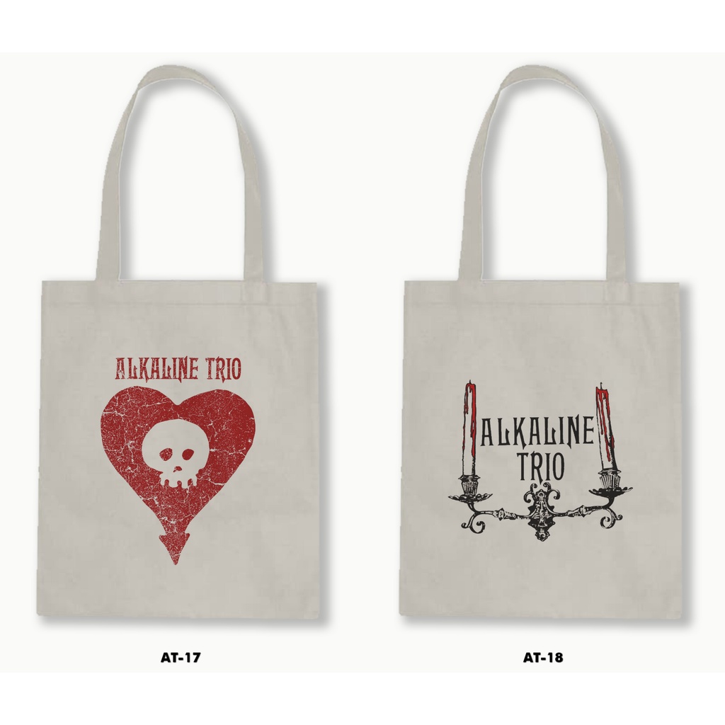 TOTE BAG BLACU - ALKALINE TRIO 1