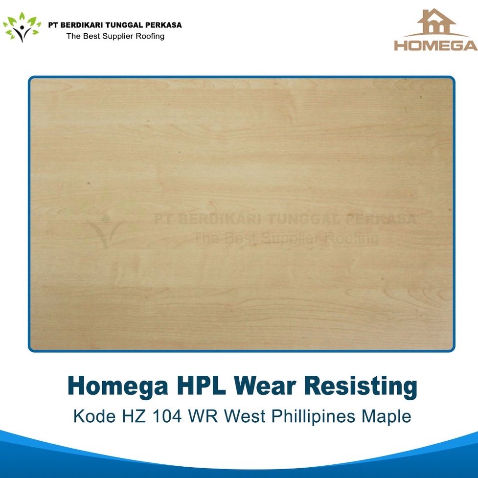 Pelapis Kayu HPL / Homega HPL Wear Resisting