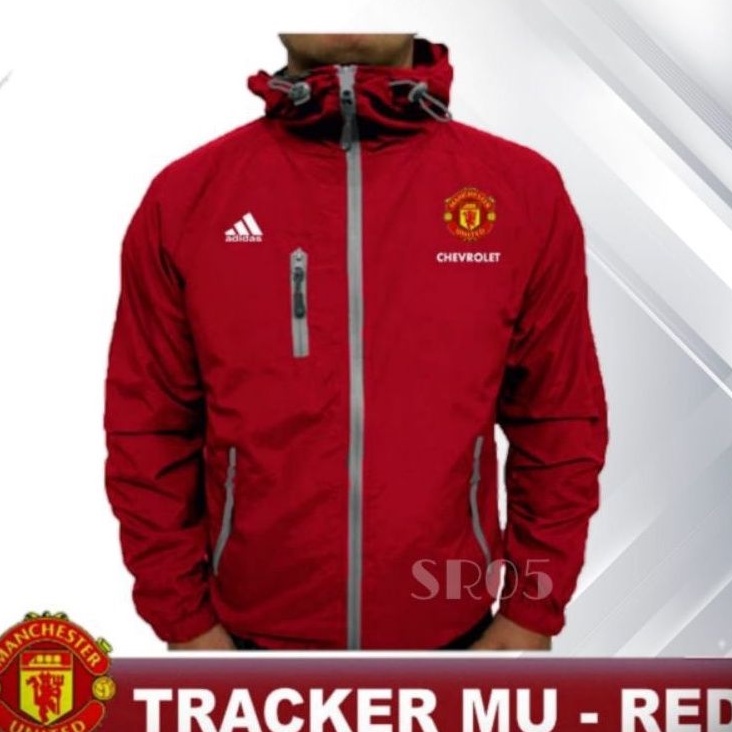 jaket bola Manchester united waterproof
