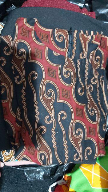 Batik Tunik Shibori Jumputan Terbaru All Size 106cm / Hrb026 Yelbor Navbor / Biru Putih / Original..