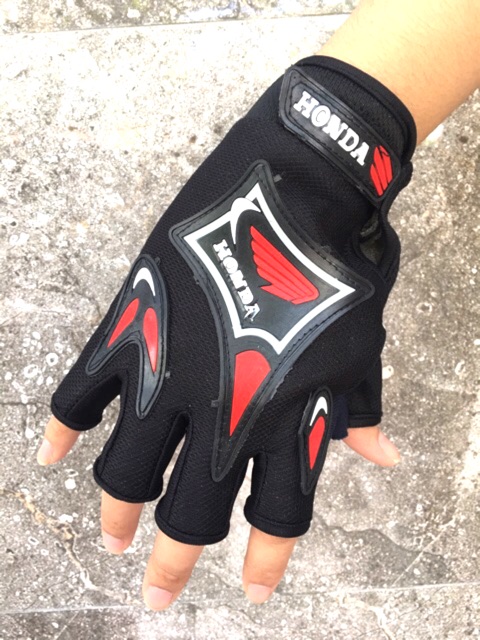 SARUNG TANGAN MOTOR / GLOVE PENDEK BIKER / Sarung Tangan Motor Setengah Jari