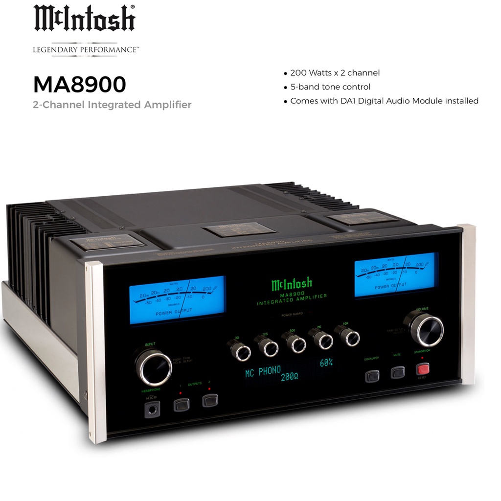 McIntosh MA8900 stereo integrated amplifier