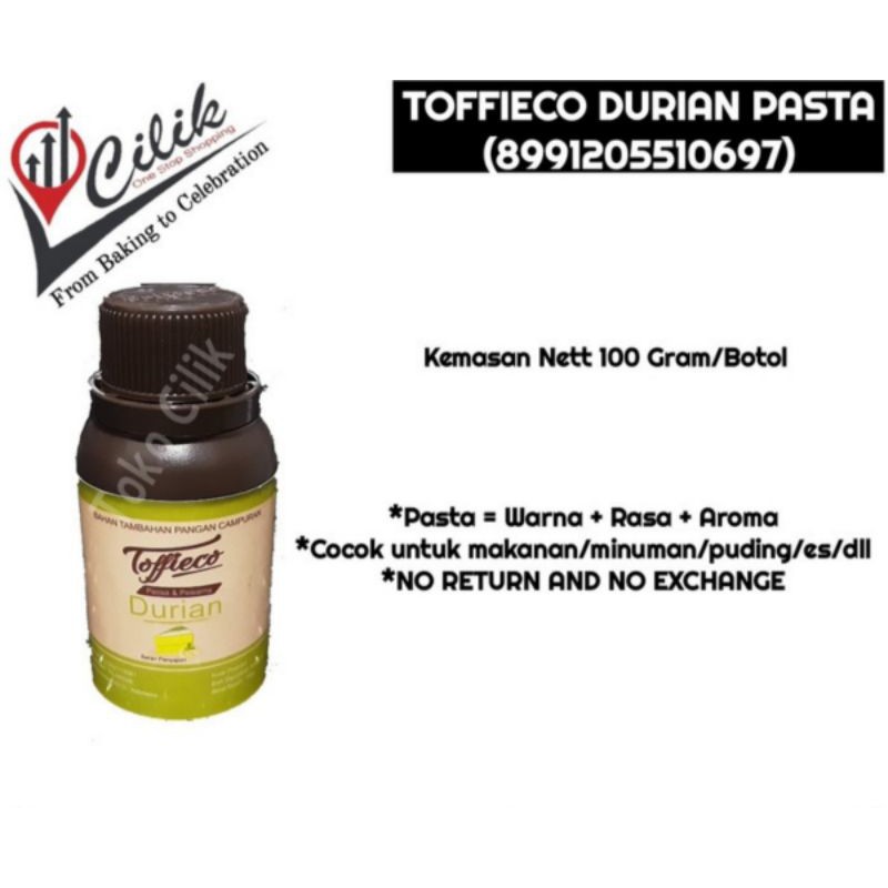 

pasta toffieco durian duren bahan kue cake puding minuman es ice roti