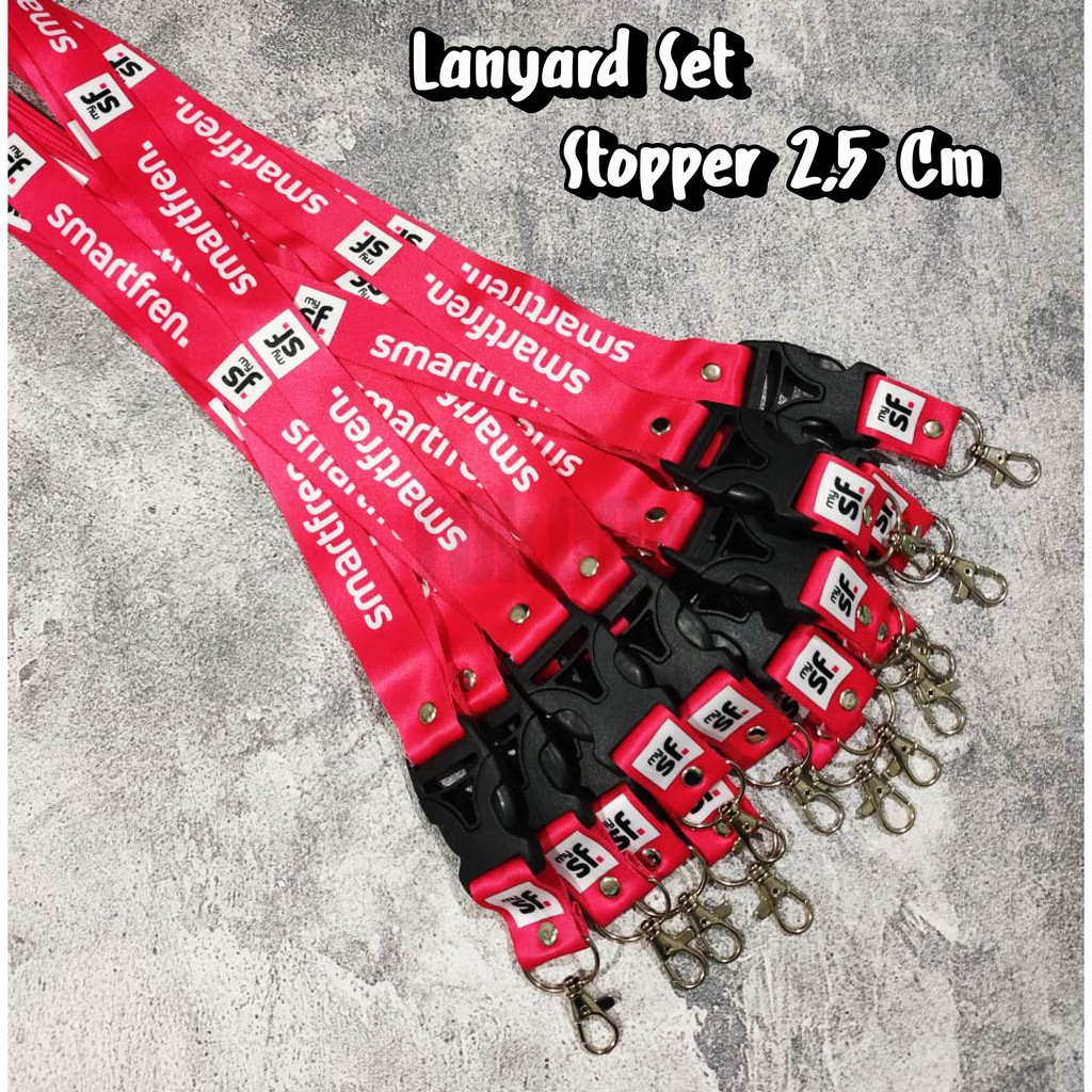 

Lanyard Printing / Lanyard Promosi / Tali ID Card Set Stopper