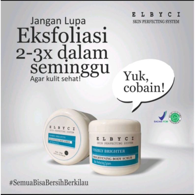 elbyci brightening body scrub